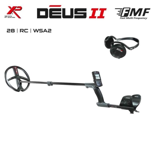 Deus 2 Dedektör - 28cm FMF Başlık, Ana Kontrol Ünitesi, WSA2 Kulaklık