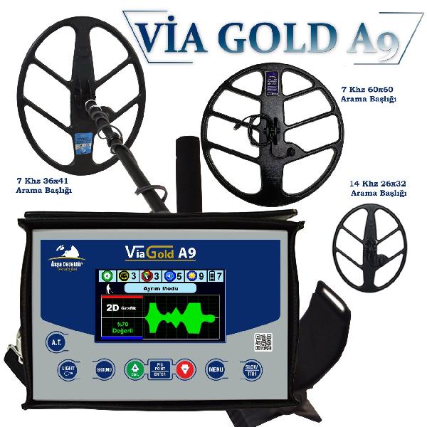 Via Gold A9 Alan Taramalı Altın Dedektörü